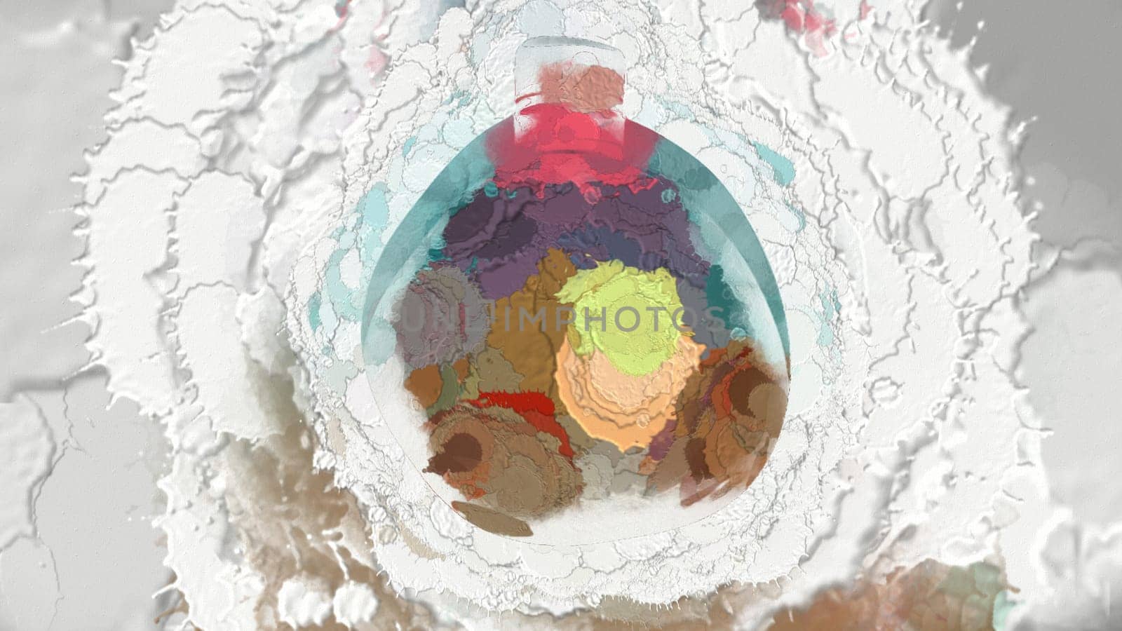 Digital Illustration Christmas Bauble Party Background