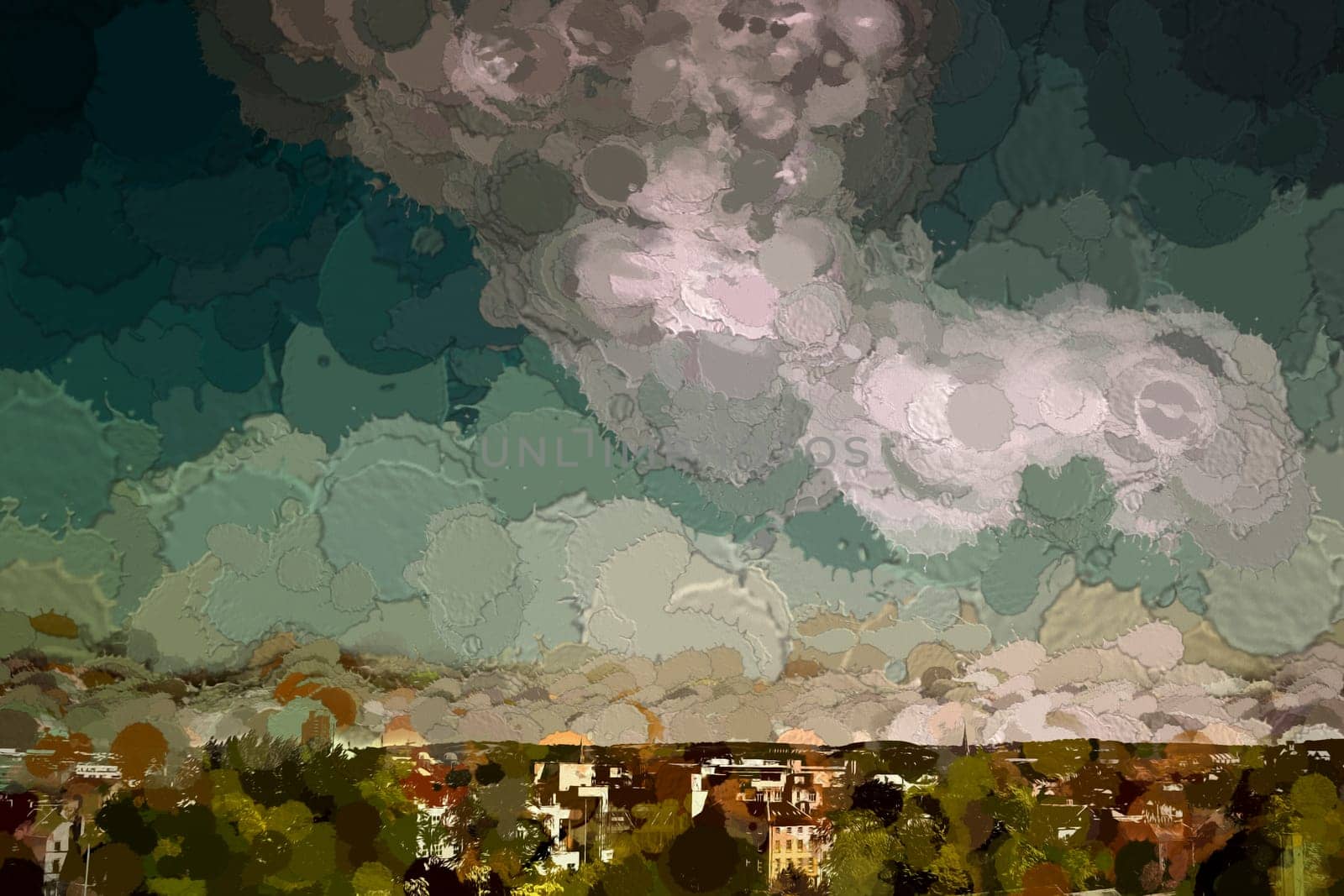 Cloudy Sky in Summer