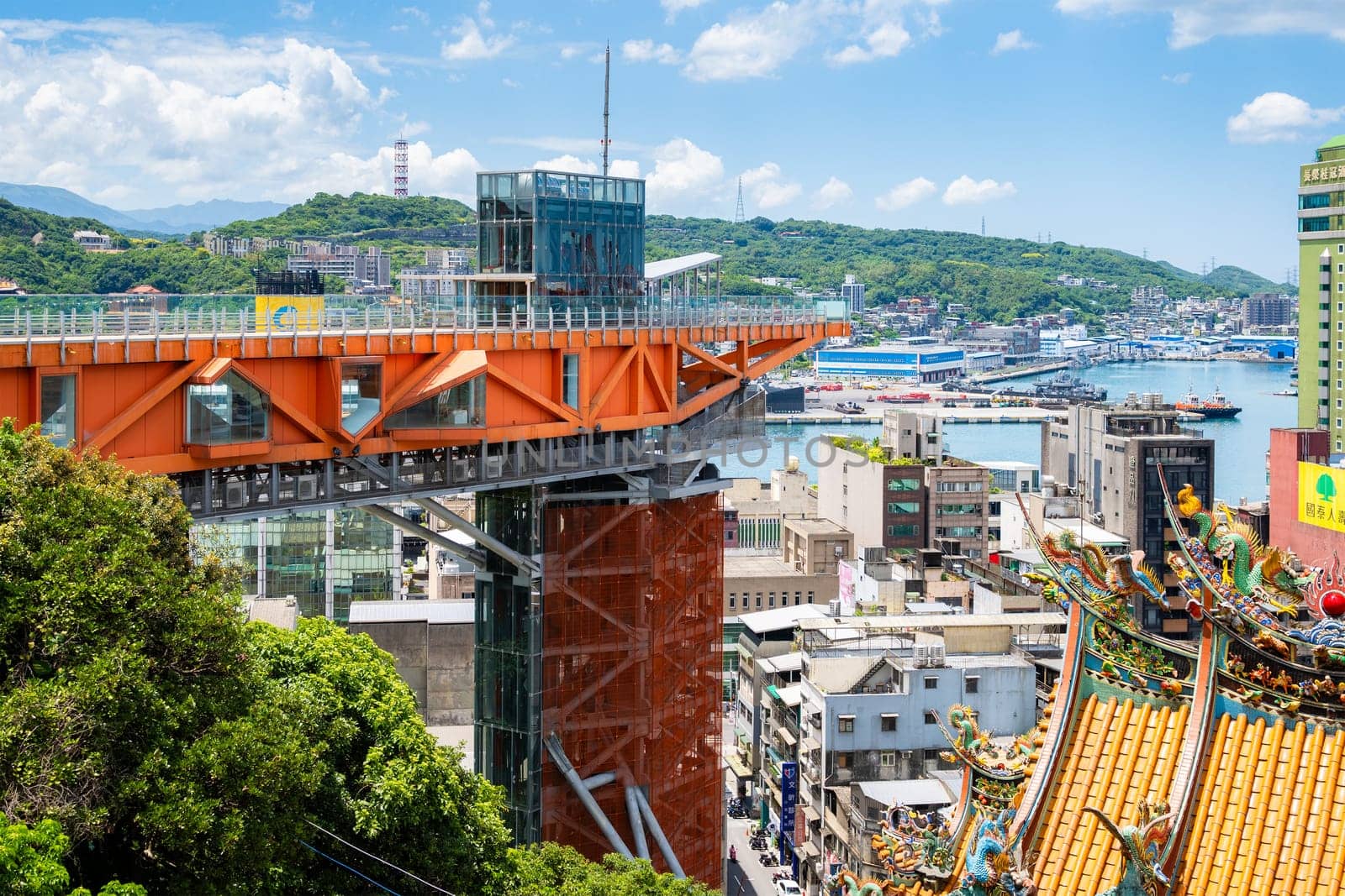 Taiwan 14 August 2023: City of Keelung in Taiwan