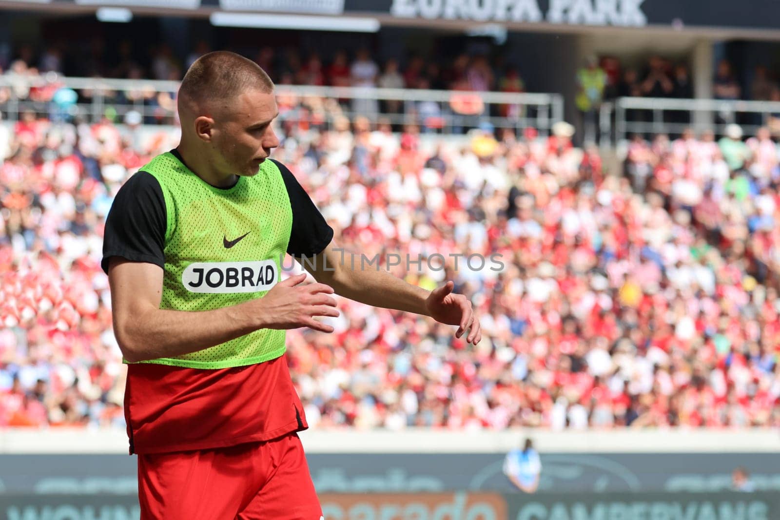 Adam Szalai (SC Freiburg) at the match of 1. FBL: 23-24: 33. Sptg. SC Freiburg - 1. FC Heidenheim  DFL REGULATIONS PROHIBIT ANY USE OF PHOTOGRAPHS AS IMAGE SEQUENCES AND/OR QUASI-VIDEONann  Photo: Joachim Hahne/johapress