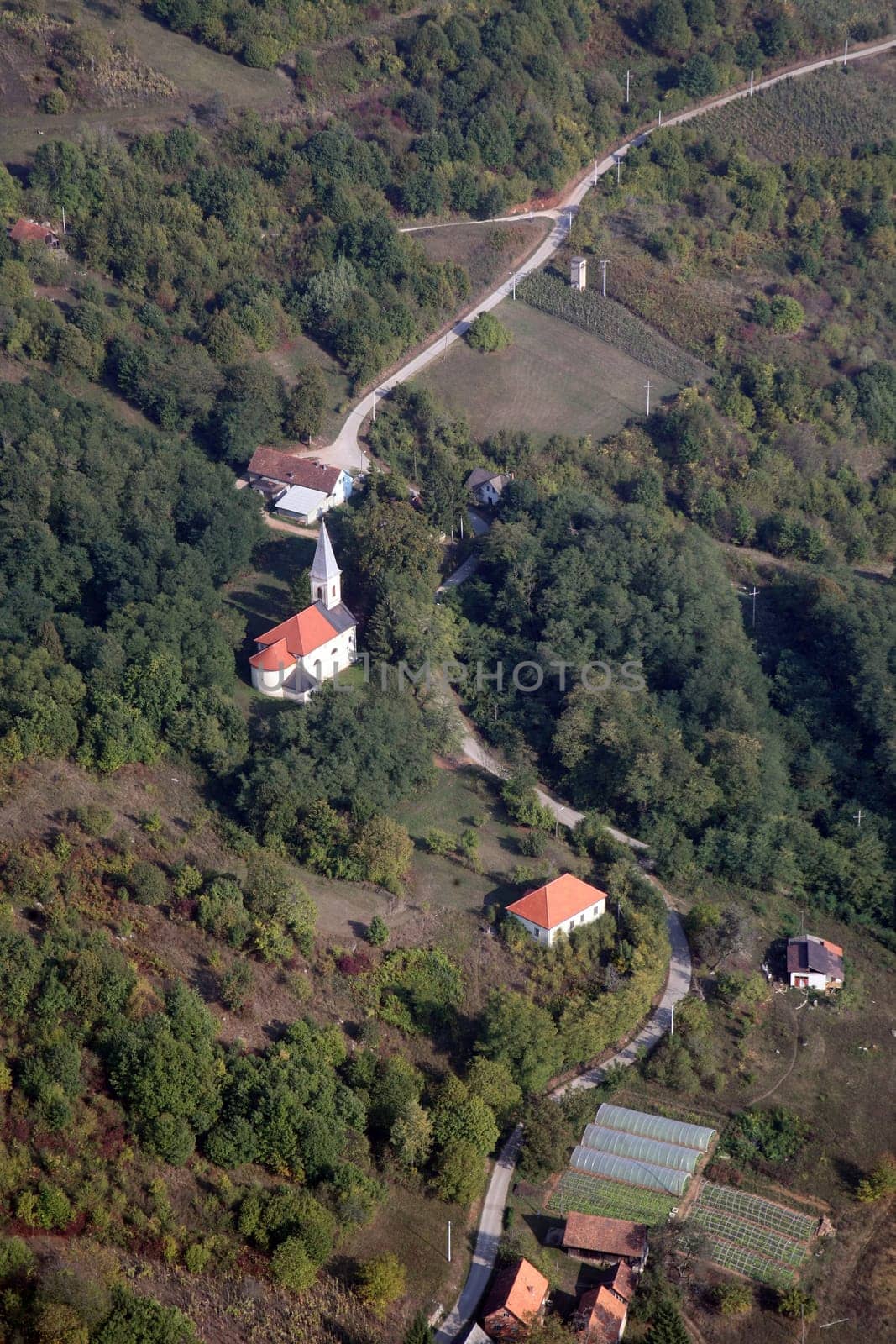 The parish church of St. Catherine of Alexandria in Ribnicki Kunic, Croatia