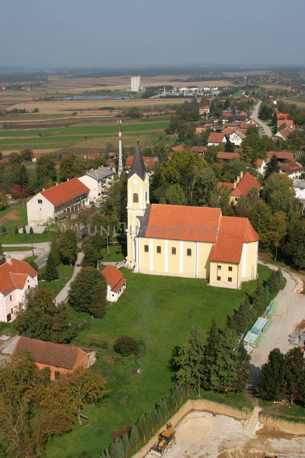 The parish church of Wounded Jesus in Gradec, Croatia
