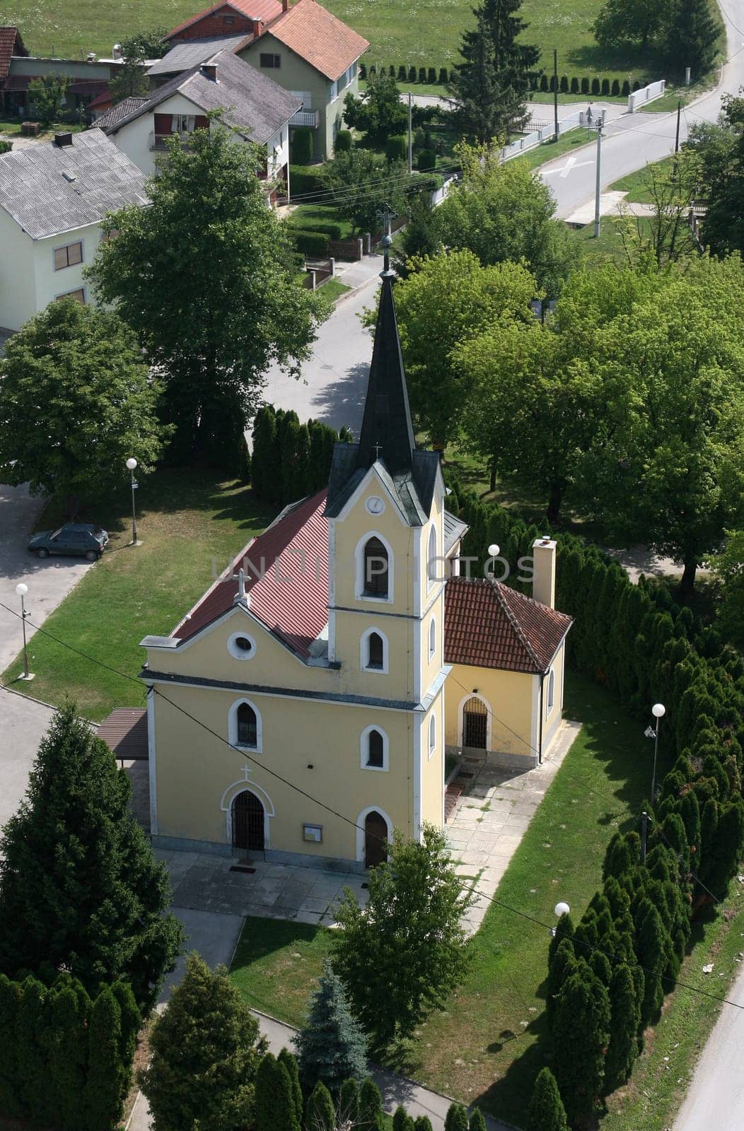 The parish church of St. John the Baptist in Gornji Desinec, Croatia