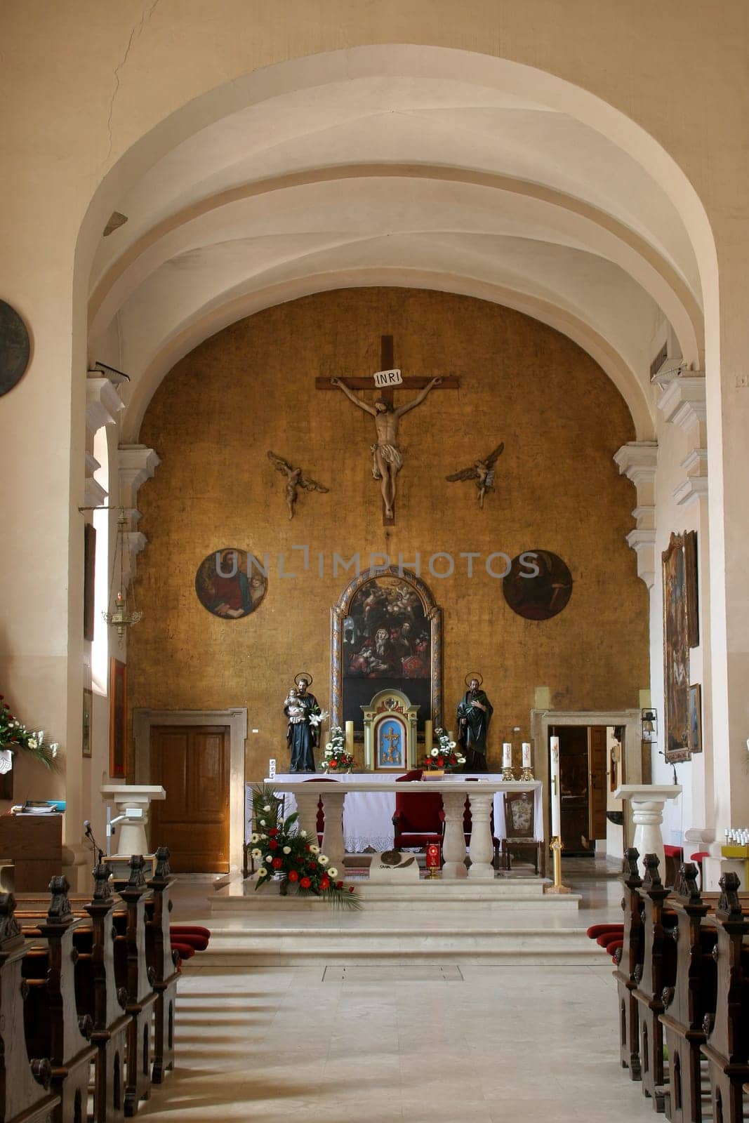 The parish church of St. Anne in Krizevci, Croatia