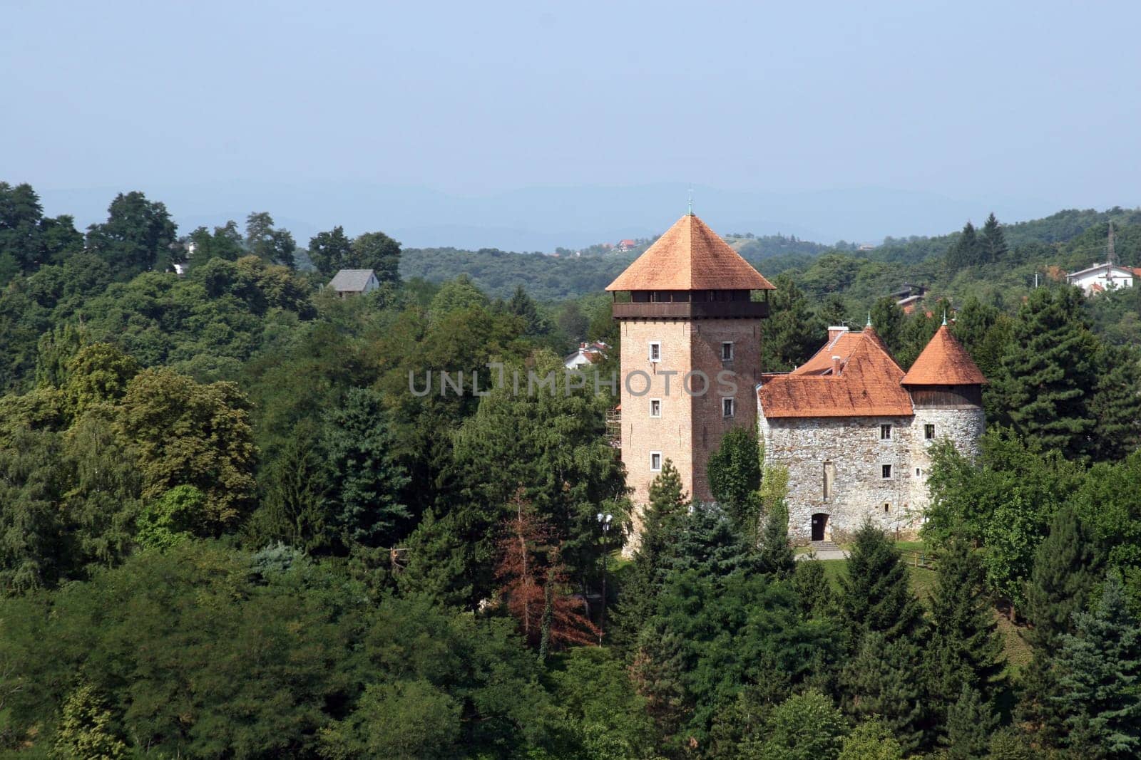 The old town of Dubovac overlooks the Croatian city of Karlovac