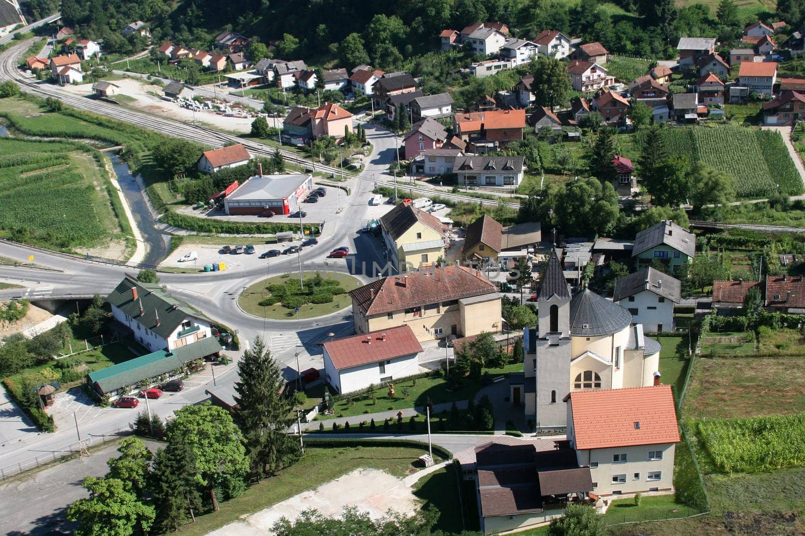 Parish church of the St. George in Durmanec, Zagorje region, Croatia