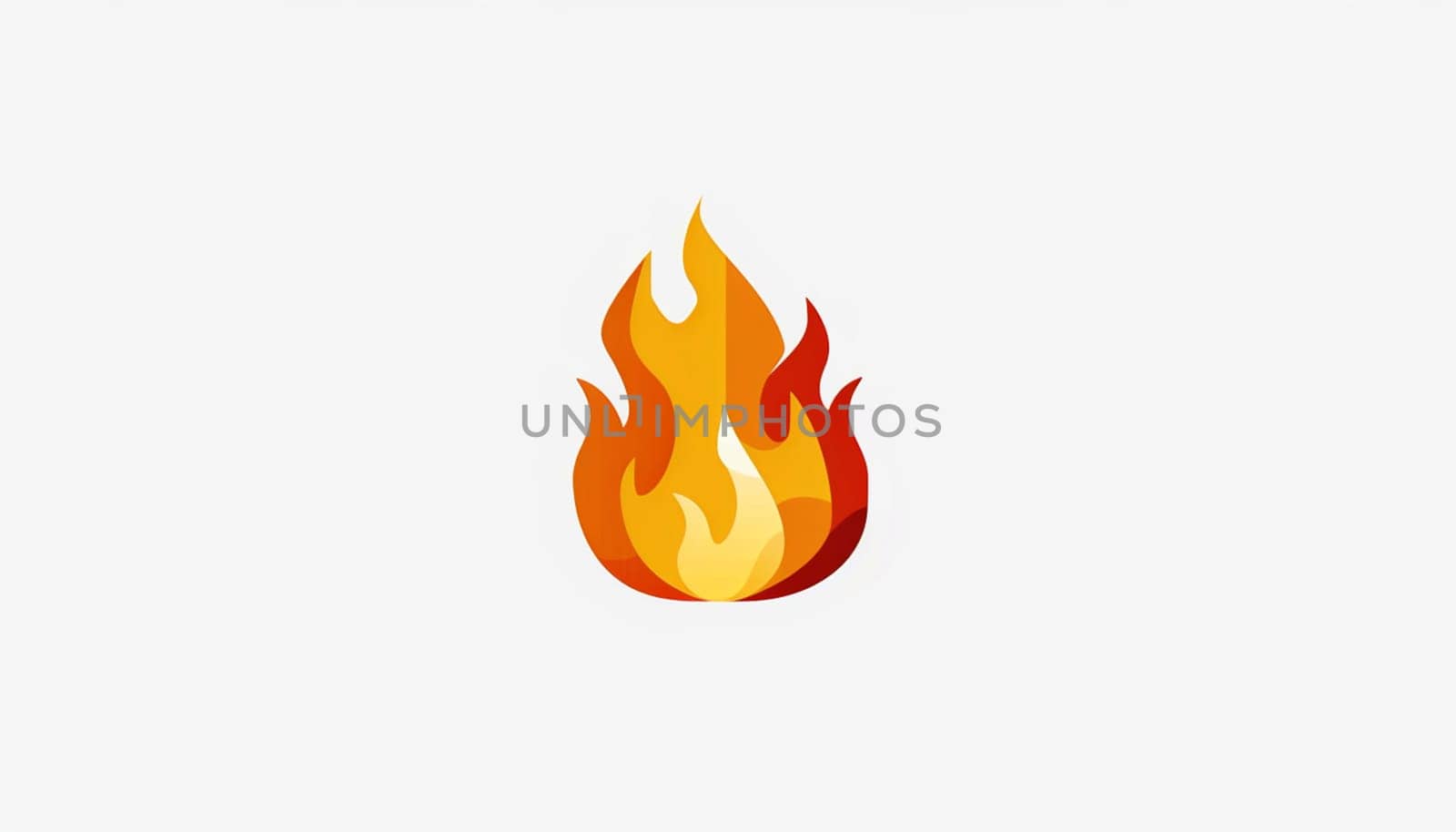 Fire flame animation isolated on white background. Cartoon style fire sprites for animation. Game user interface (GUI) element for video games, computer or web design. Bonfire burning frames. Flame burning energy