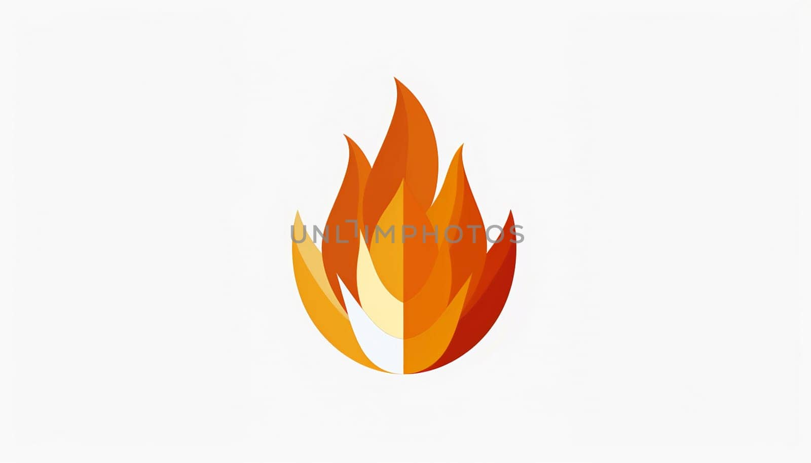Fire flame animation isolated on white background. Cartoon style fire sprites for animation. Game user interface (GUI) element for video games, computer or web design. Bonfire burning frames. Flame burning energy