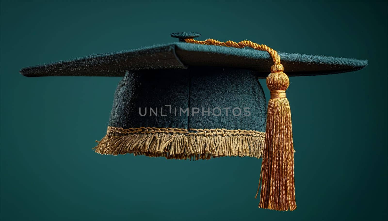 Graduation caps flying in the sky. Students celebrate graduation. education and people concept, students throwing graduation caps in the air festive