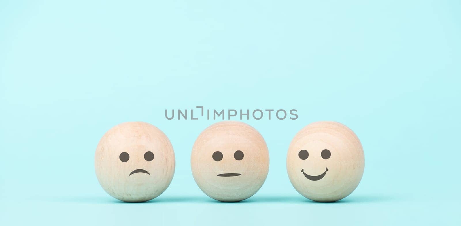 Happy smiling face spread happiness to sad faces, mental health and attitude, positive and negative mind, influence emotion, support and depression