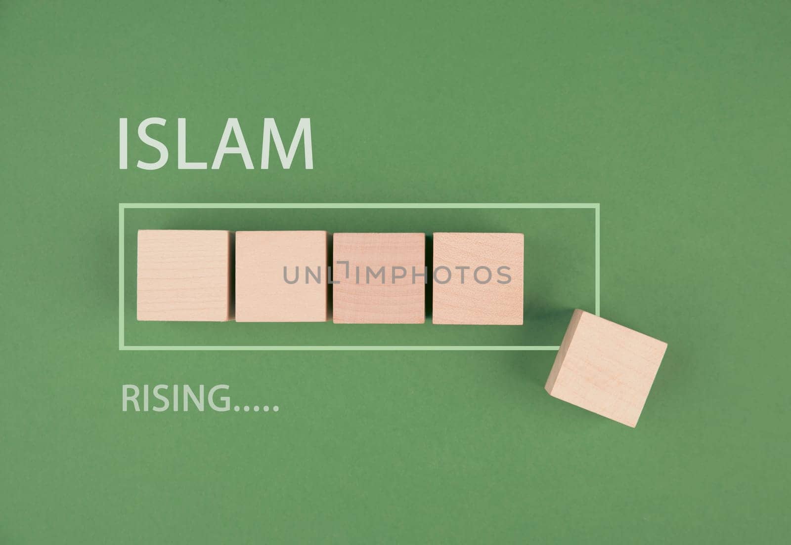 Islam, rising influence in Europe, progress bar, social issue and religion, moslim culture in european countries, immigration of refugees