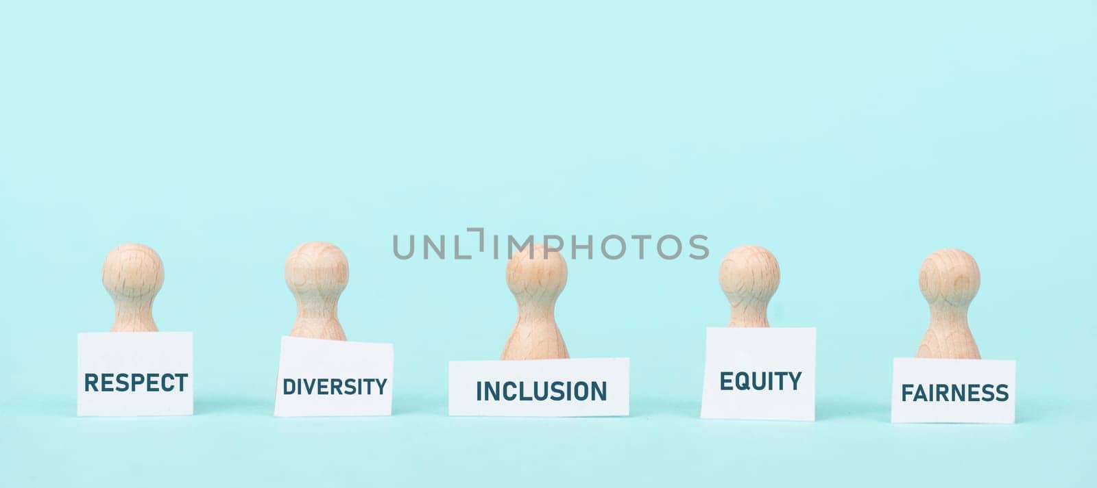 Respect, diversity, equity, fairness and inclusion, human rights, tolerance and acceptance, zero discrimination and racism, multicultural people