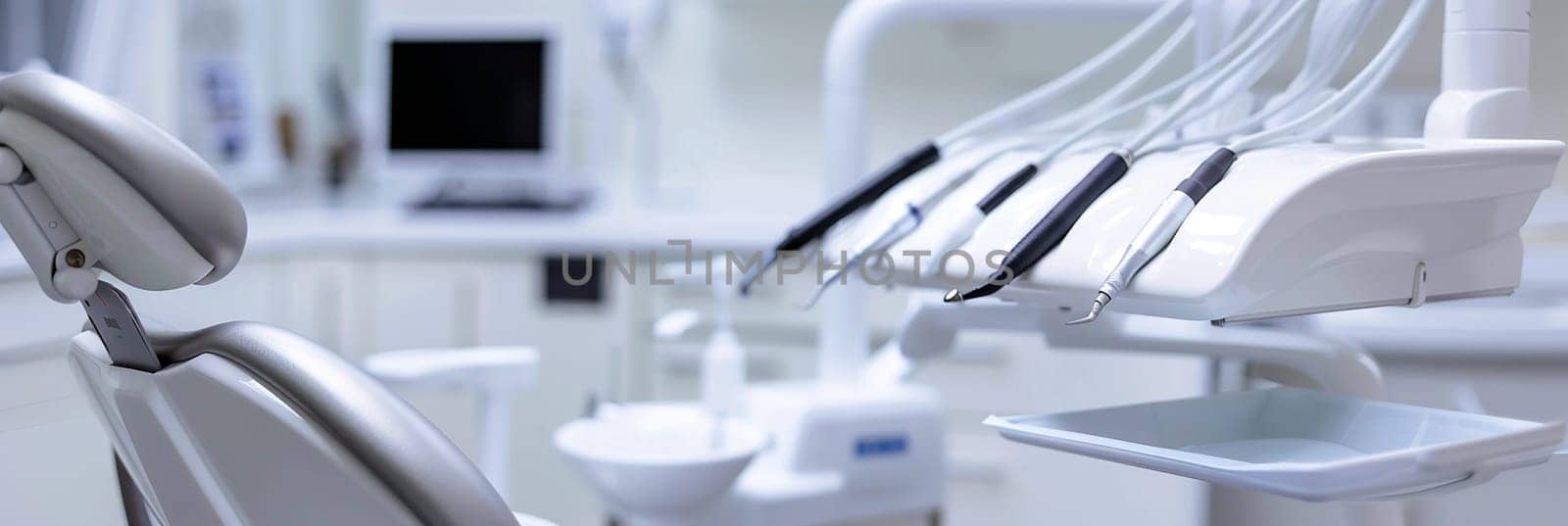 A modern dental practice. AI generative.