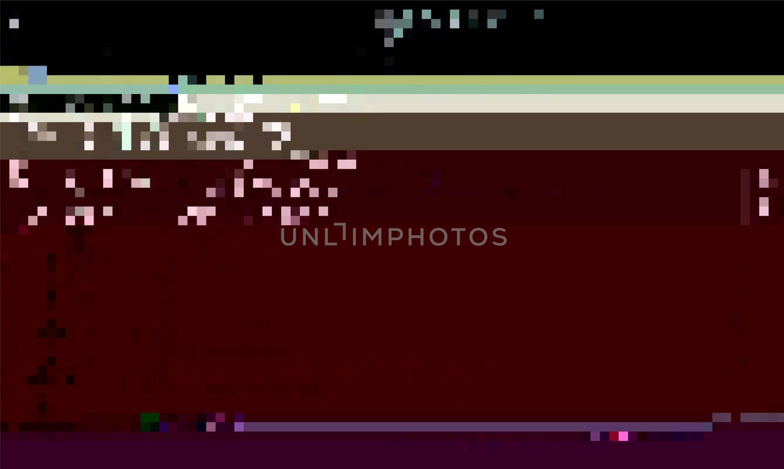 Digital Binary Code on Dark Red. Data Breach Concept