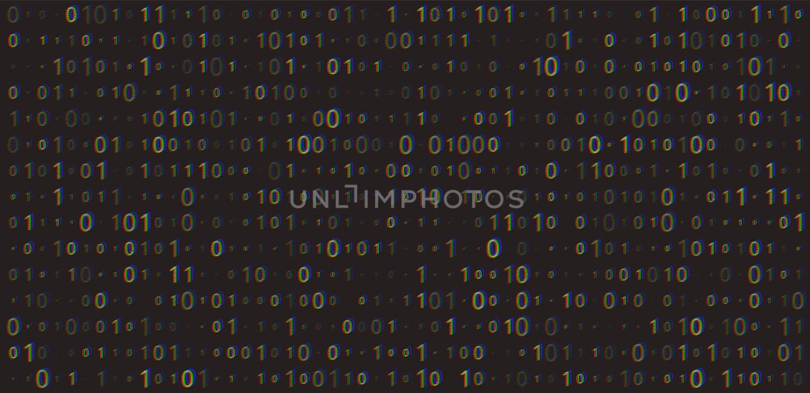 Pattern with squares digital blue background