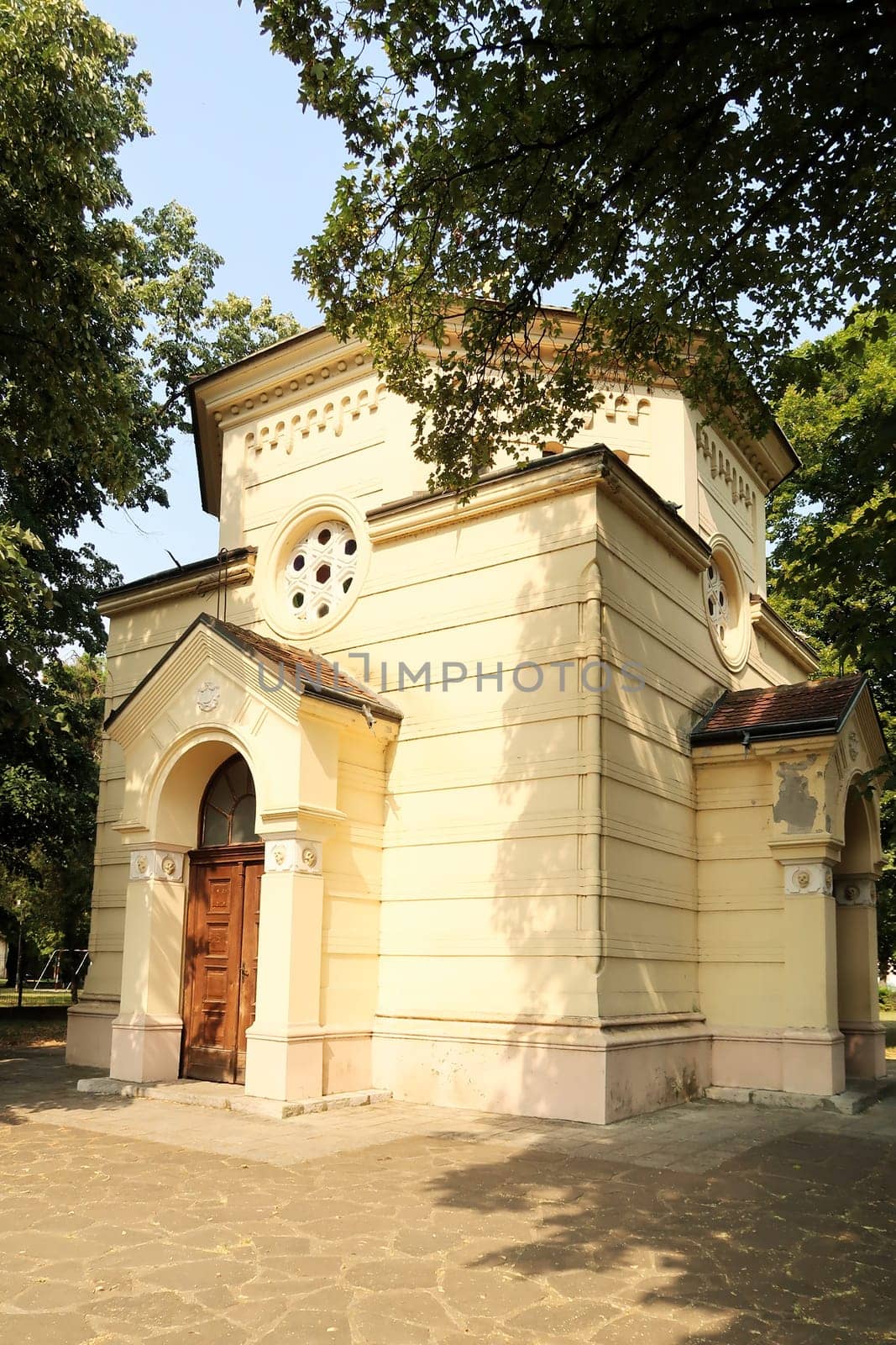 The chapel that was buildt around the Skull Tower to enclose it, Nis Serbia 2022