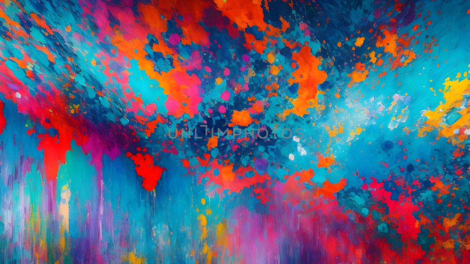 Abstract colorful texture with fractals