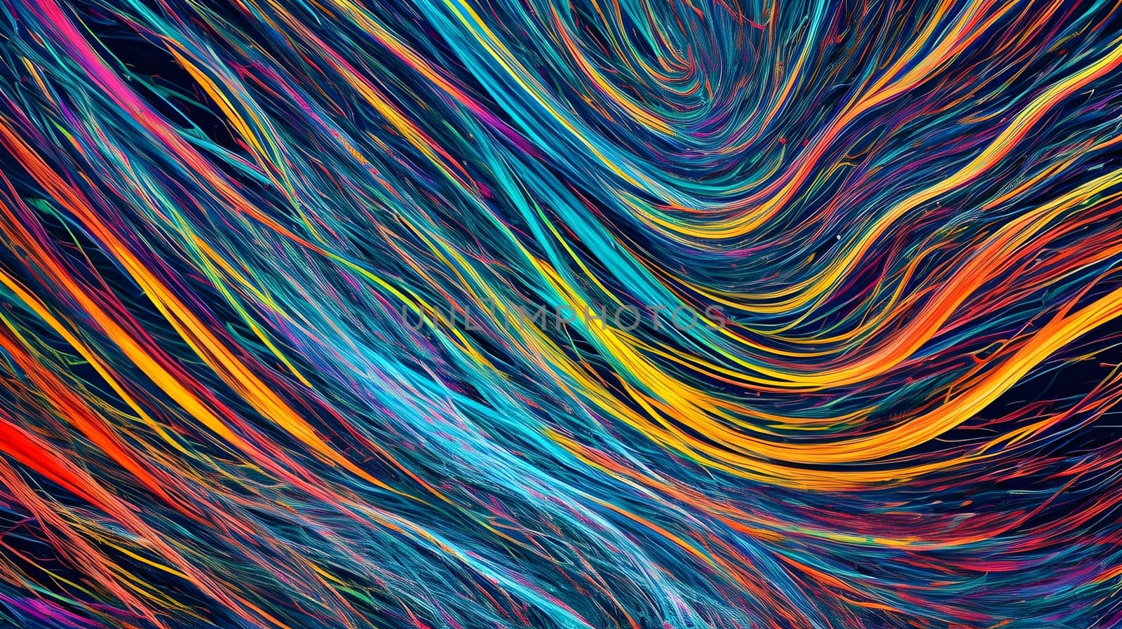 Abstract colorful texture with fractals