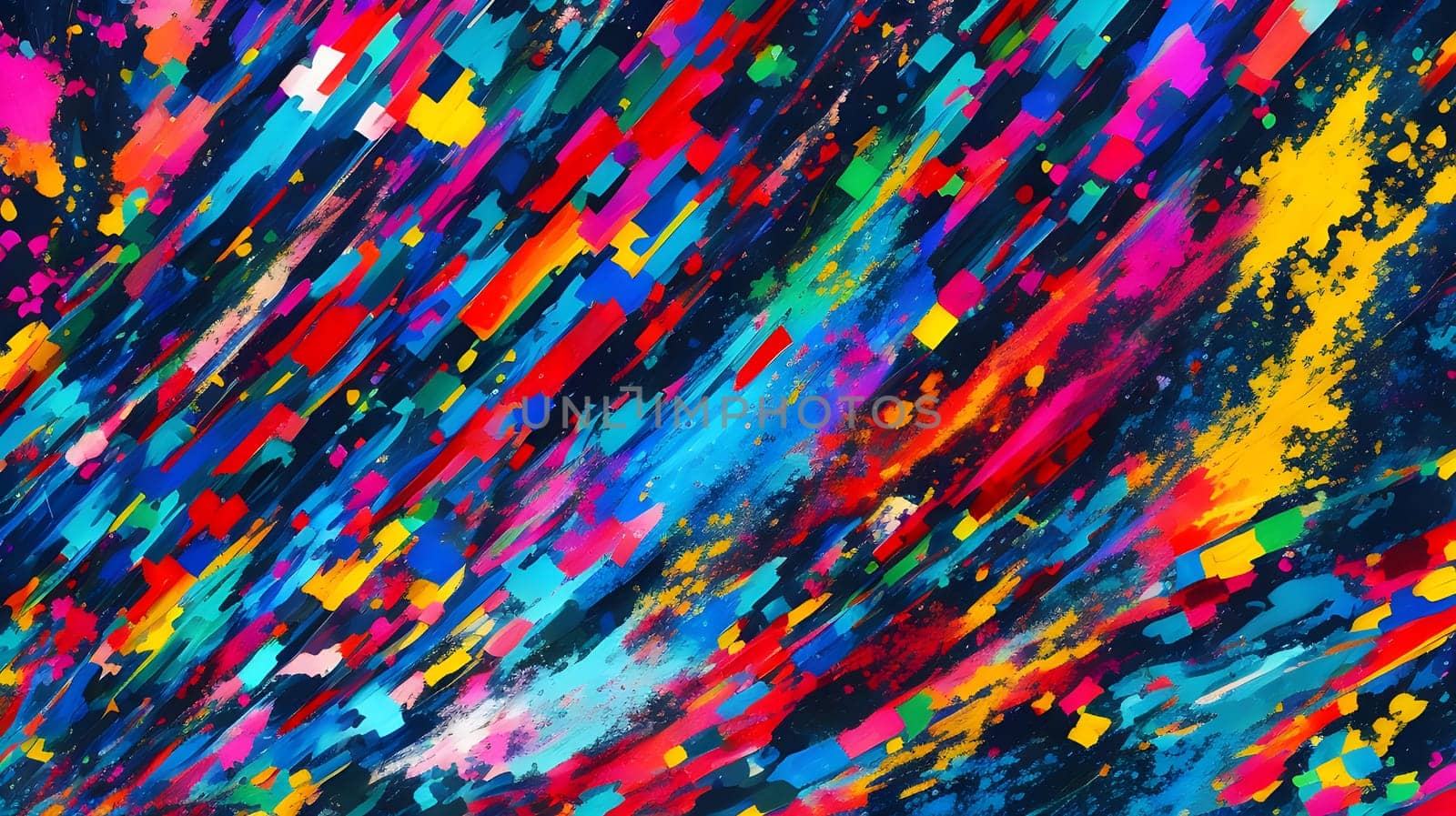 Abstract colorful texture with fractals
