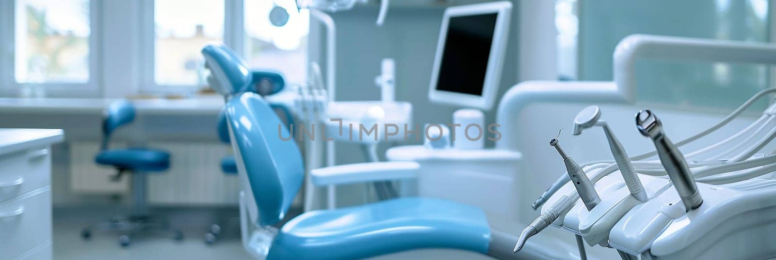 A modern dental practice. AI generative.