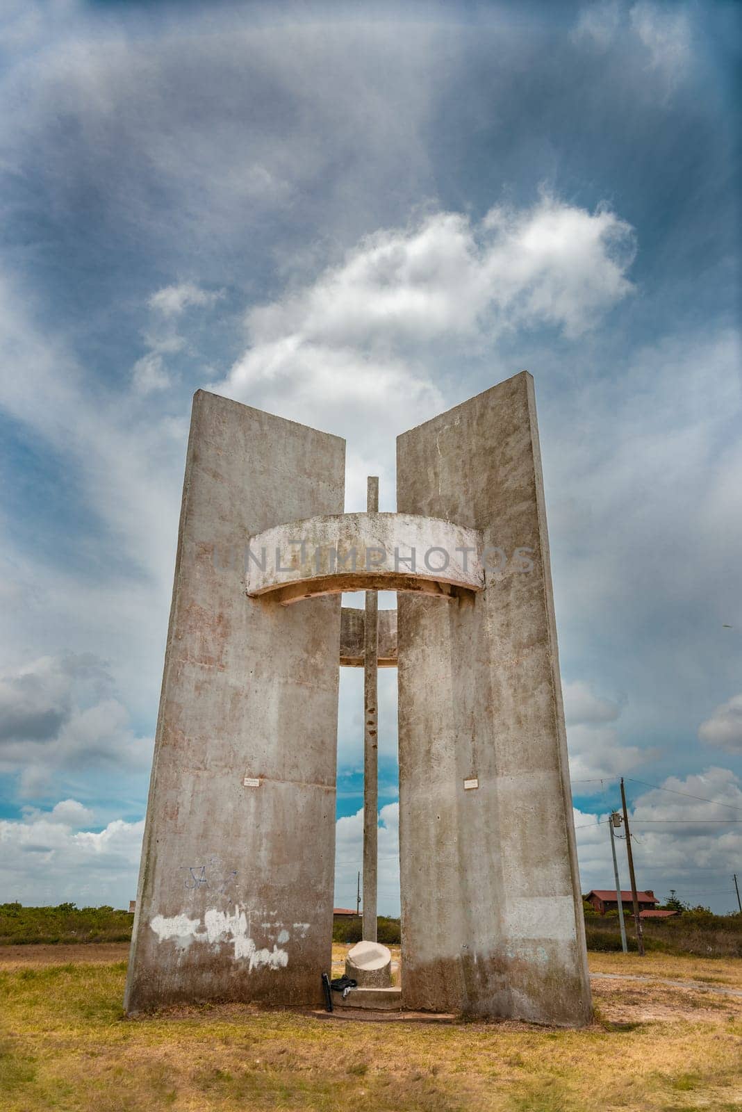 Monument of El Crucero, Nicaragua. Architectural obelisk of El Crucero