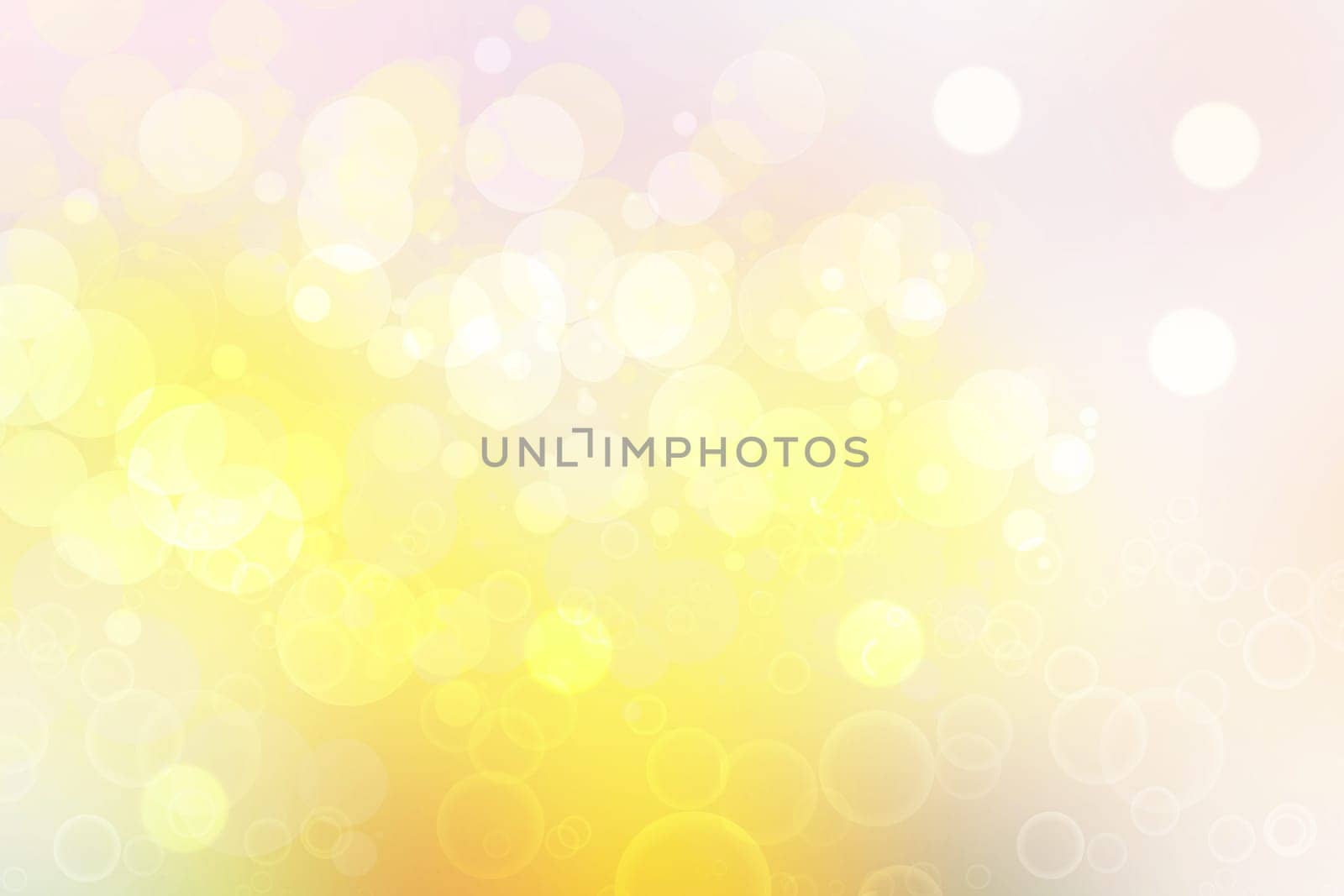 Abstract blurred fresh vivid spring summer light delicate pastel yellow pink orange bokeh background texture with bright circular soft color lights. Beautiful backdrop illustration.