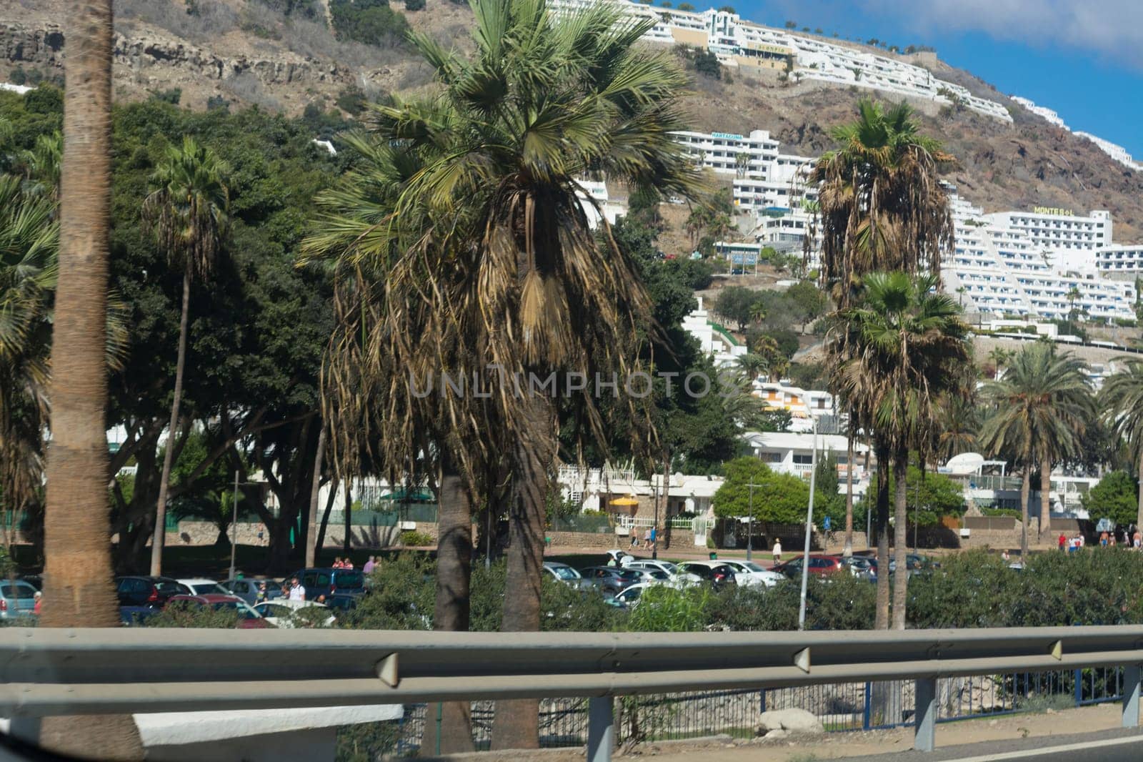 CRAN CANARIA, PUERTO DE MOGAN- NOVEMBER 16, 2019: Cran Canaria, Puerto de Mogan, Spain - November 16, 2019: Puerto de Mogan town on the coast of Gran Canaria island, Spain