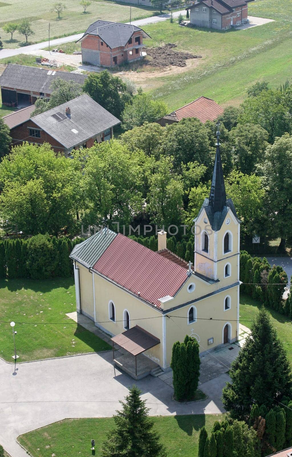 The parish church of St. John the Baptist in Gornji Desinec, Croatia