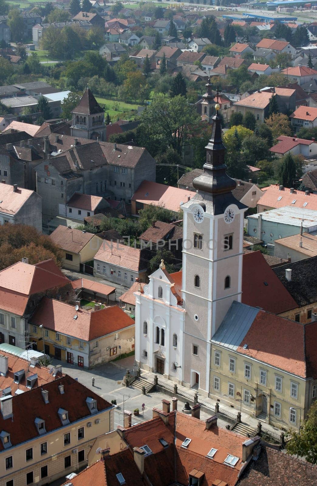 The parish church of St. Anne in Krizevci, Croatia