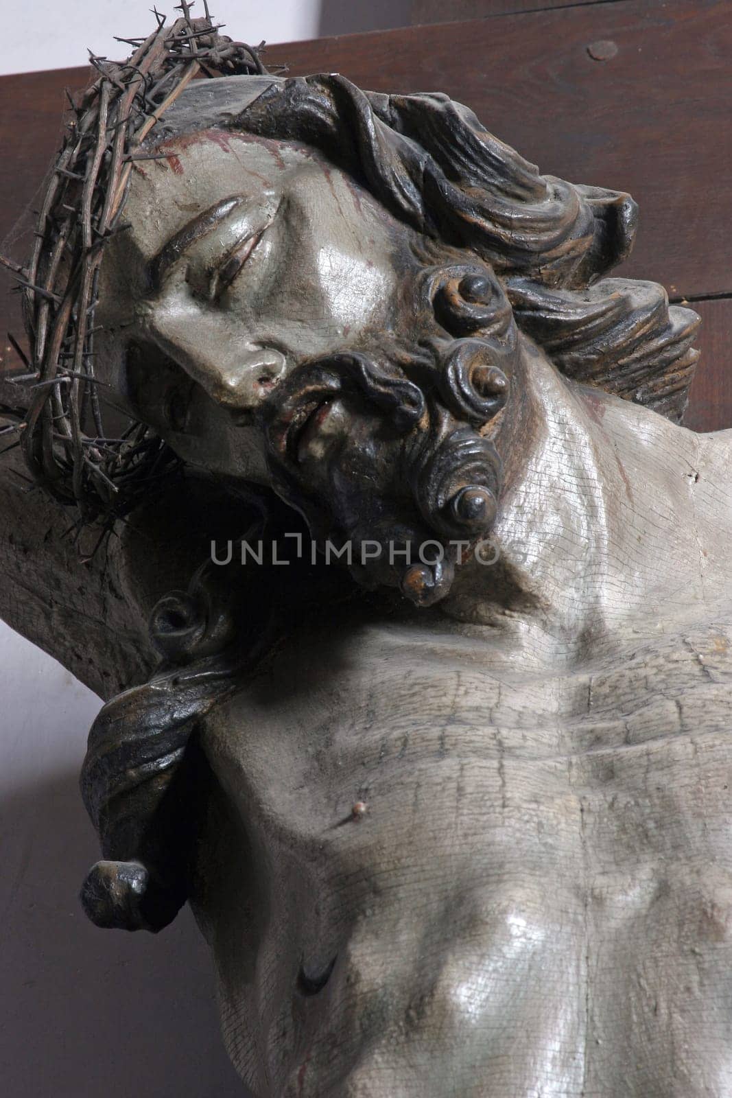 The crucifix in the parish church of the Holy Trinity in Karlovac, Croatia