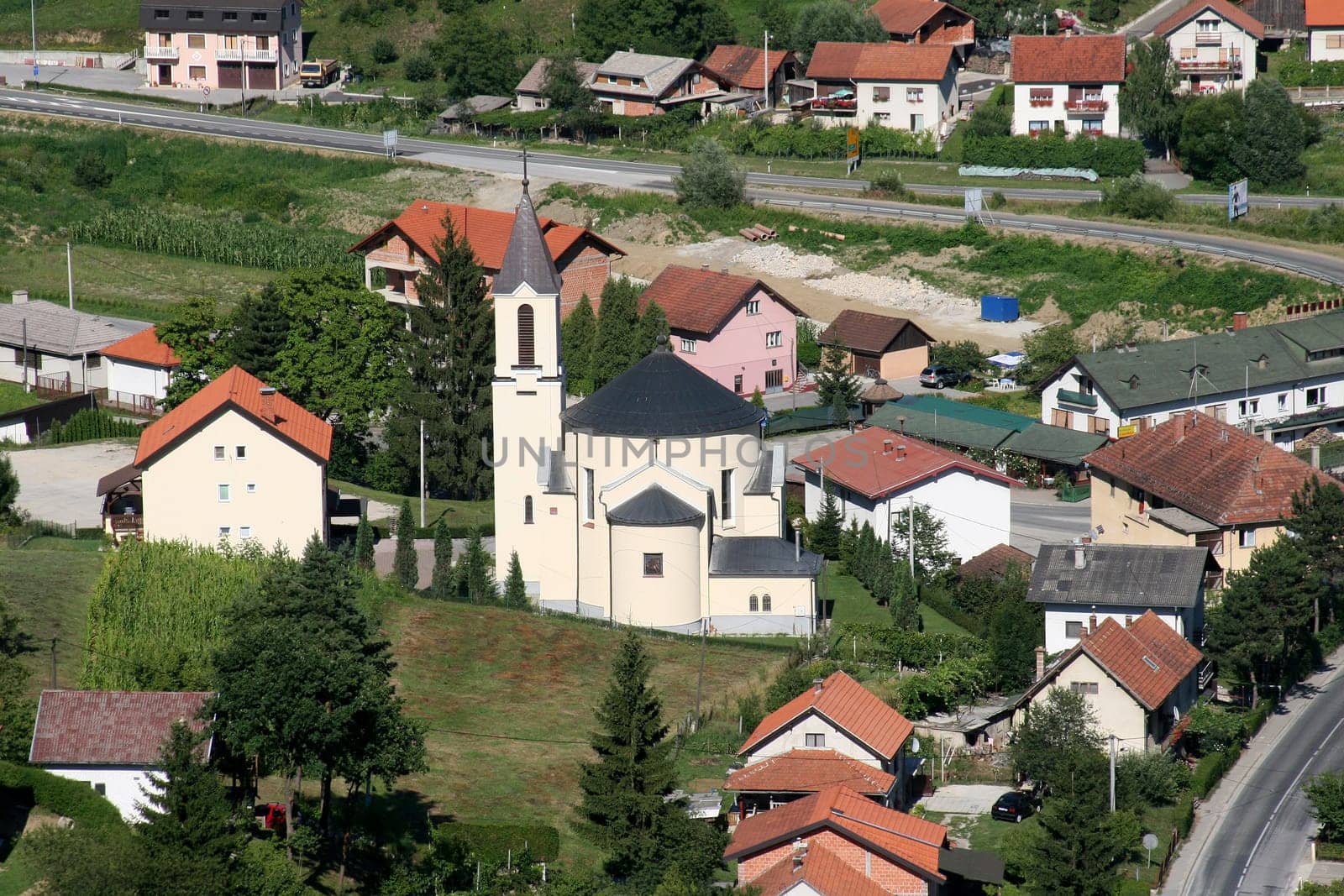 Parish church of the St. George in Durmanec, Zagorje region, Croatia