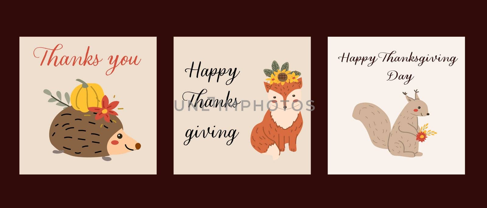 Autumn fall thanksgiving day banner or greeting card with leaves. Celebration design for harvest festival, thanks with food and flower autumn border. Fall thanksgiving day background.