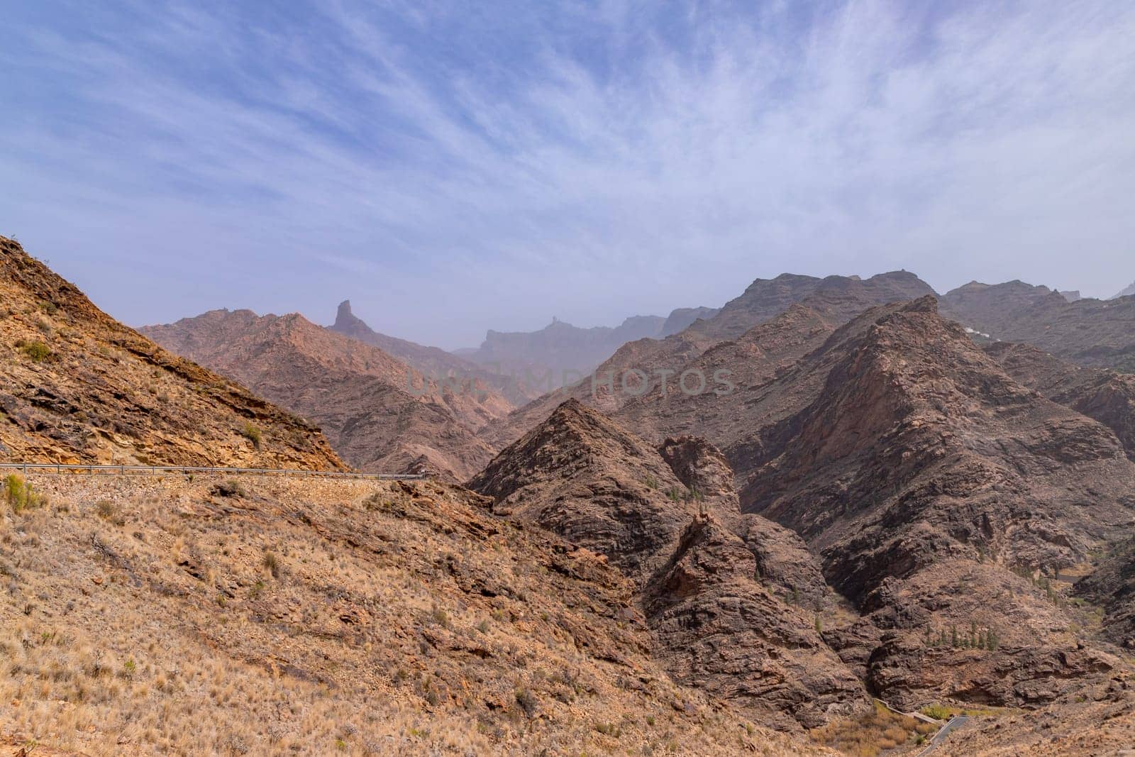 Mountains on the island of Gran Canaria, Spain