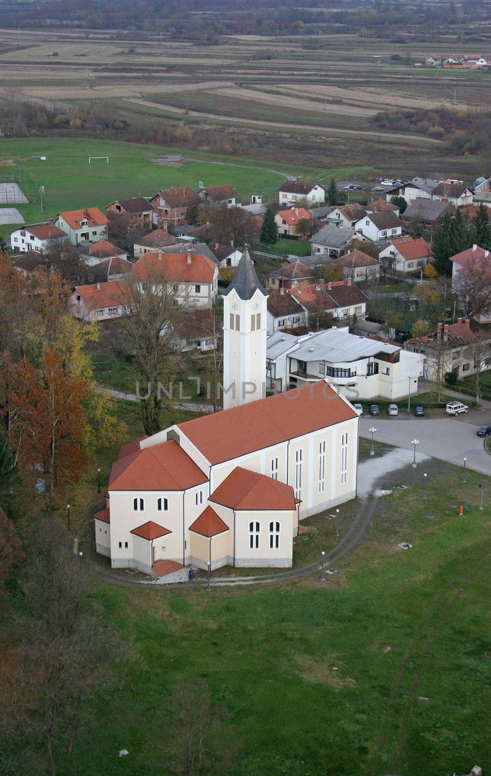 Parish Church of St. John of Nepomuk in Glina, Croatia