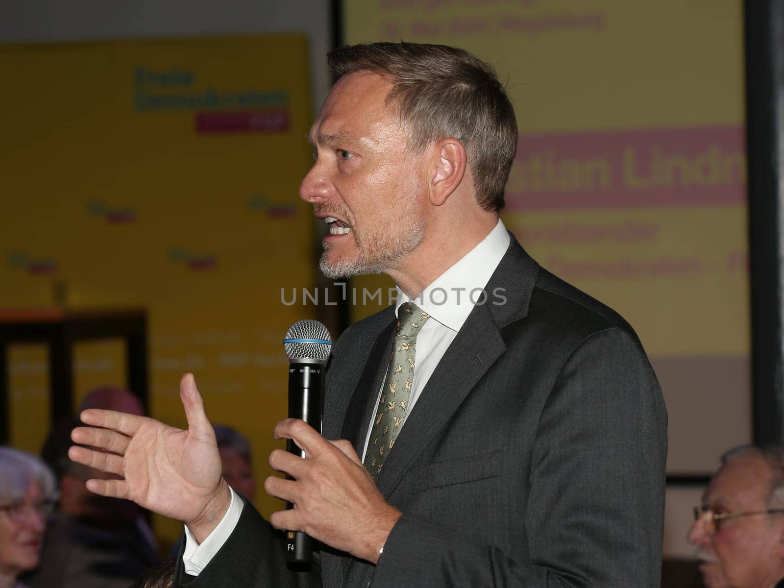Christian Lindner beim FDP Bürgerdialog am 30.05.2024 in Magdeburg