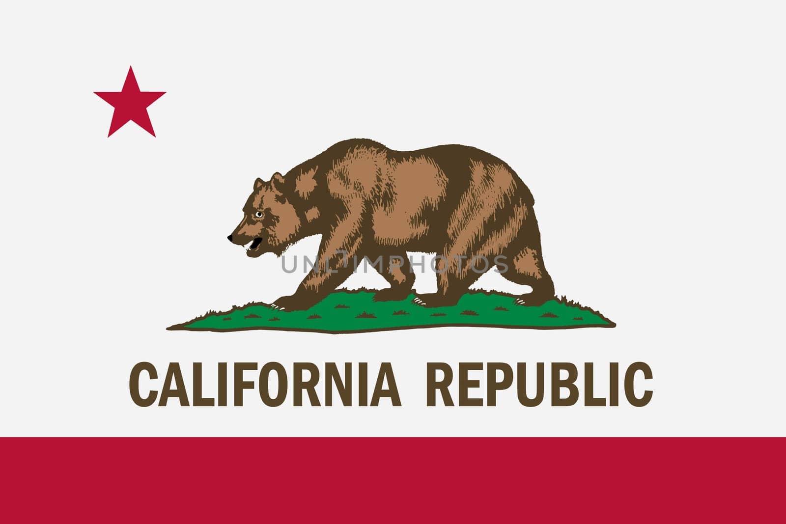 A California State Flag background illustration