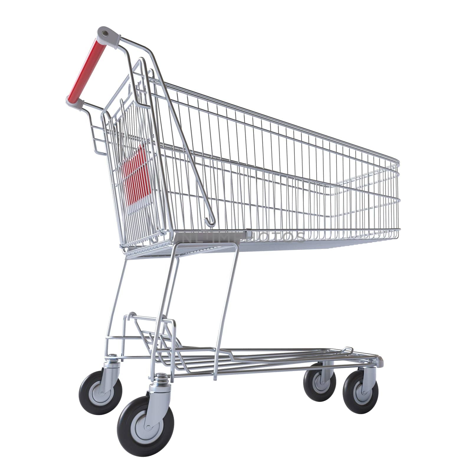 empty metal shopping cart  transparent background buy sell e-commerce
