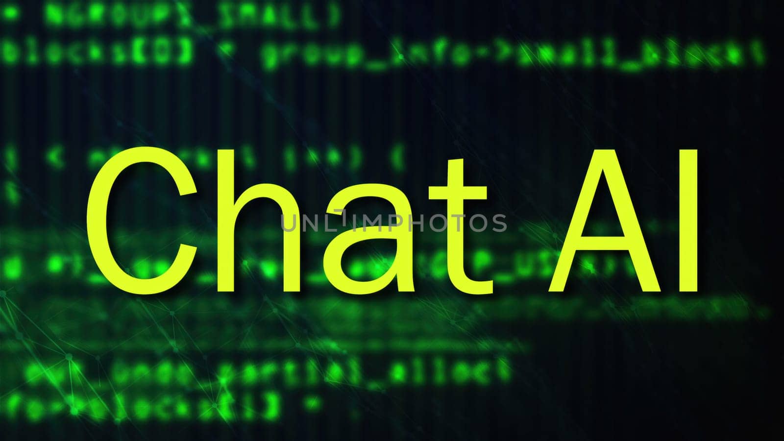 Chat AI concept. Computer generated 3d render