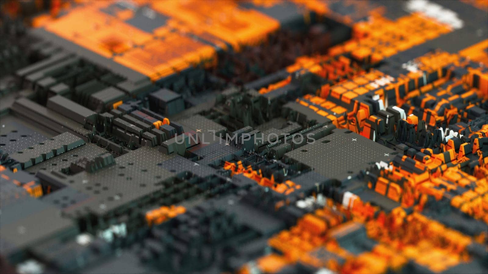 sci-fi concept. Computer generated 3d render