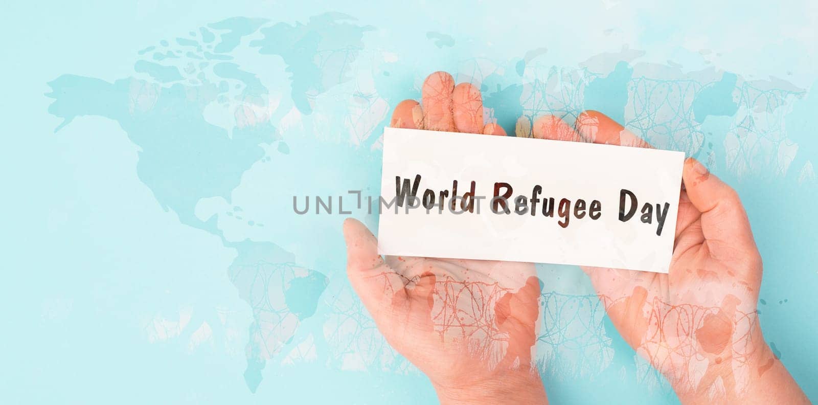 World refugee day, global immigration, barbed wire, exile camp, illegal border crossing, prison fence, human rights and racism