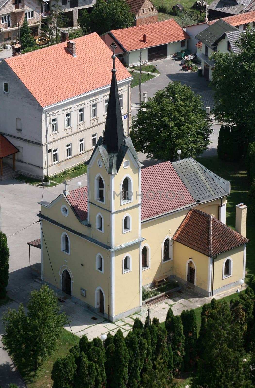 The parish church of St. John the Baptist in Gornji Desinec, Croatia