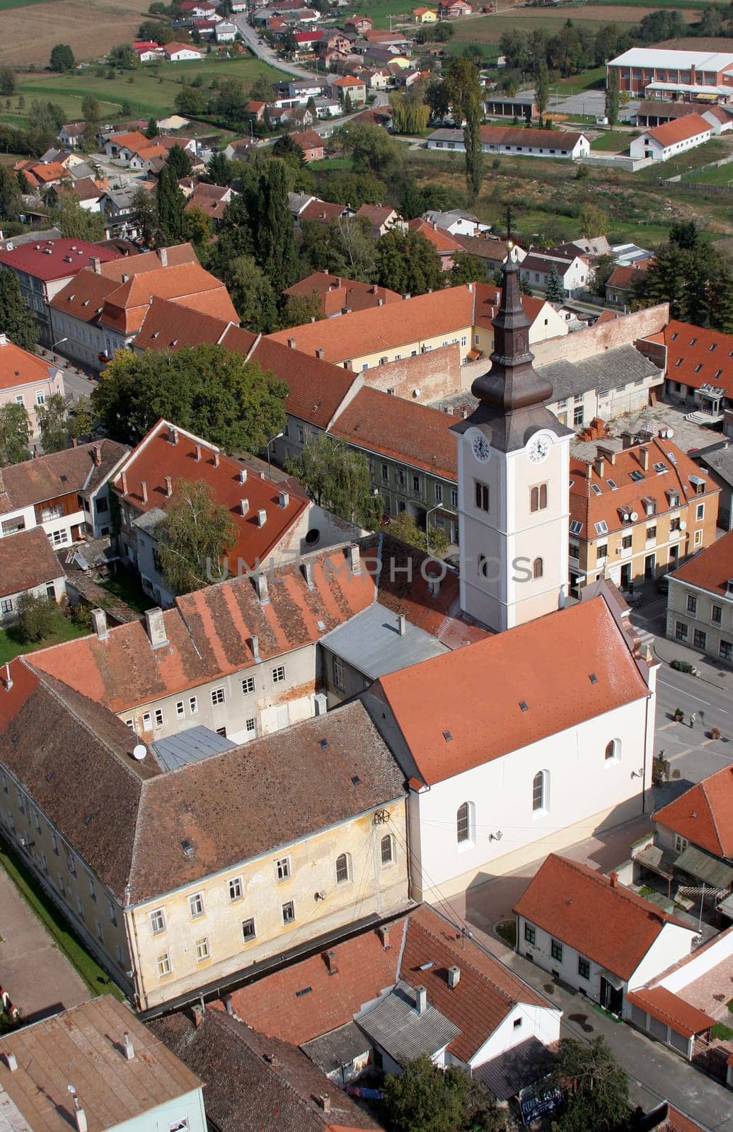 The parish church of St. Anne in Krizevci, Croatia