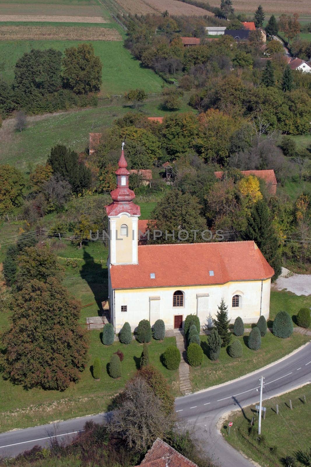Parish Church of the Sacred Heart of Jesus and Saint Ladislaus in Mali Raven, Croatia