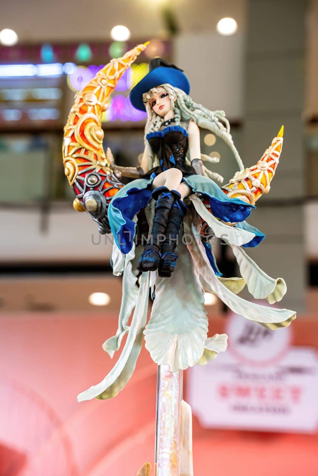 CentralWorld, Bangkok, Thailand - NOV 11, 2023 Lin Thailand Sweet Creation 2023, The sculpted sugar cake contest in CentralWorld Bangkok, Thailand.