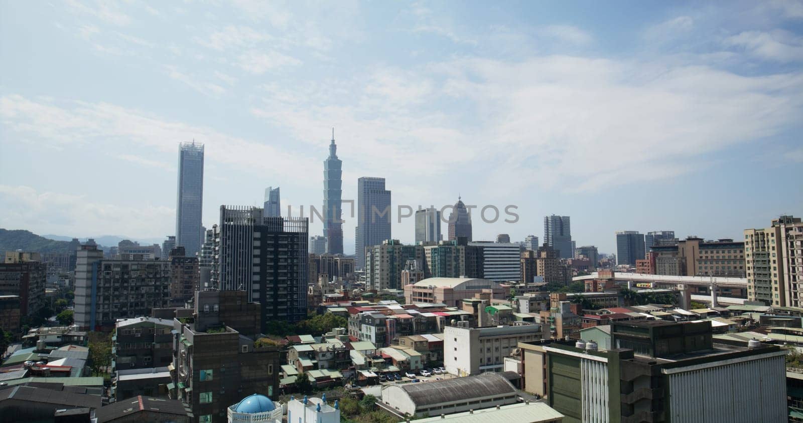 Taipei, Taiwan, 15 March 2022: Taipei city skyline
