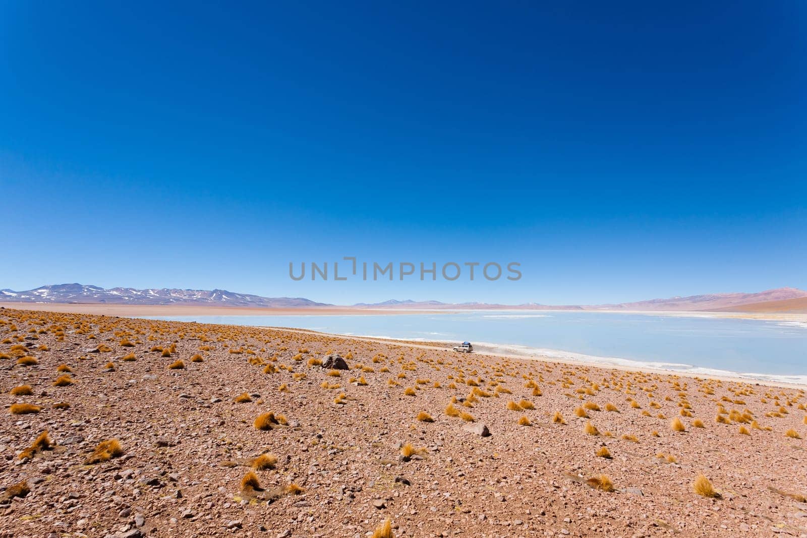 Bolivian lagoon landscape, Aguas Termales de Polques,Bolivia.