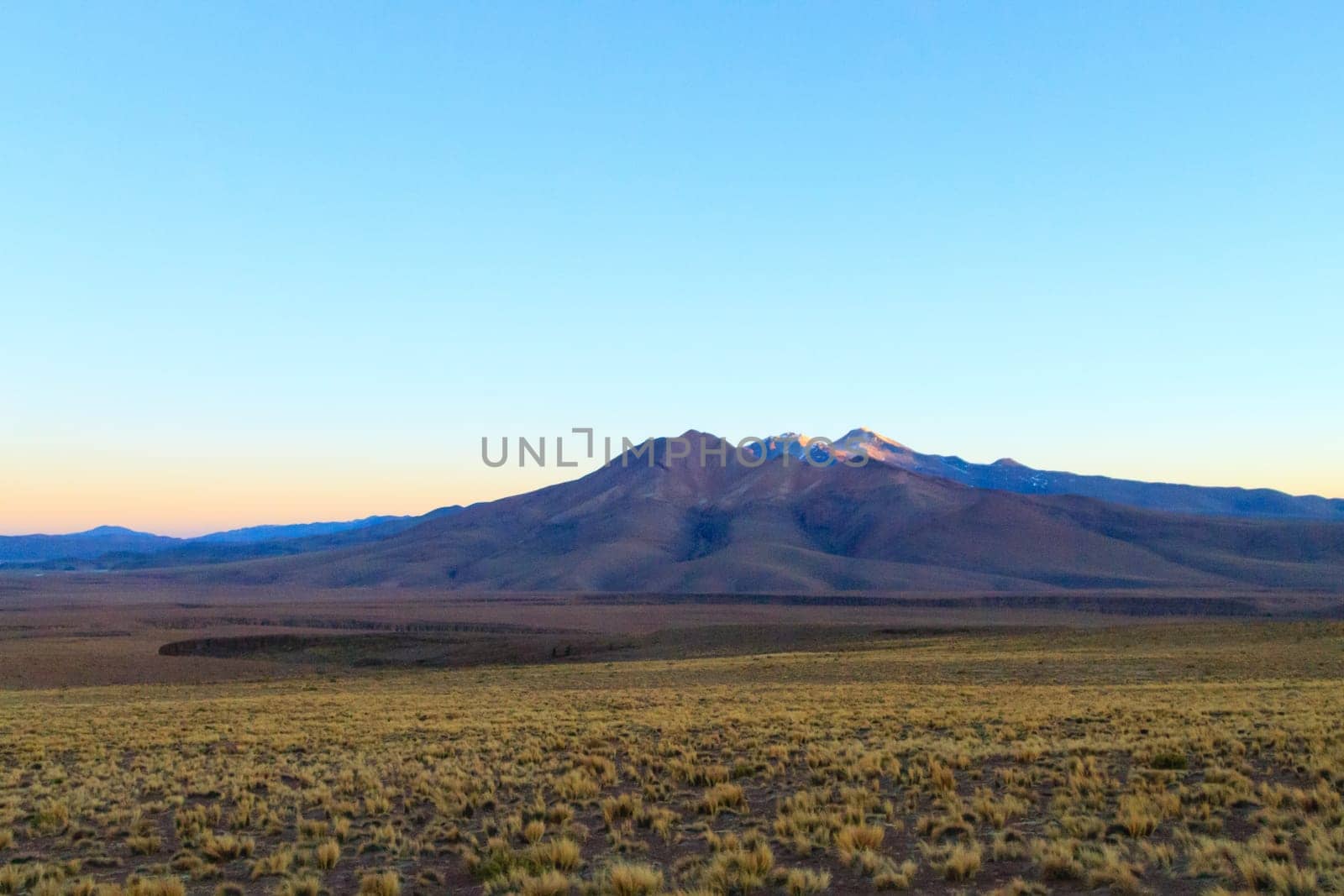 Bolivian mountains landscape,Bolivia.Andean plateau view
