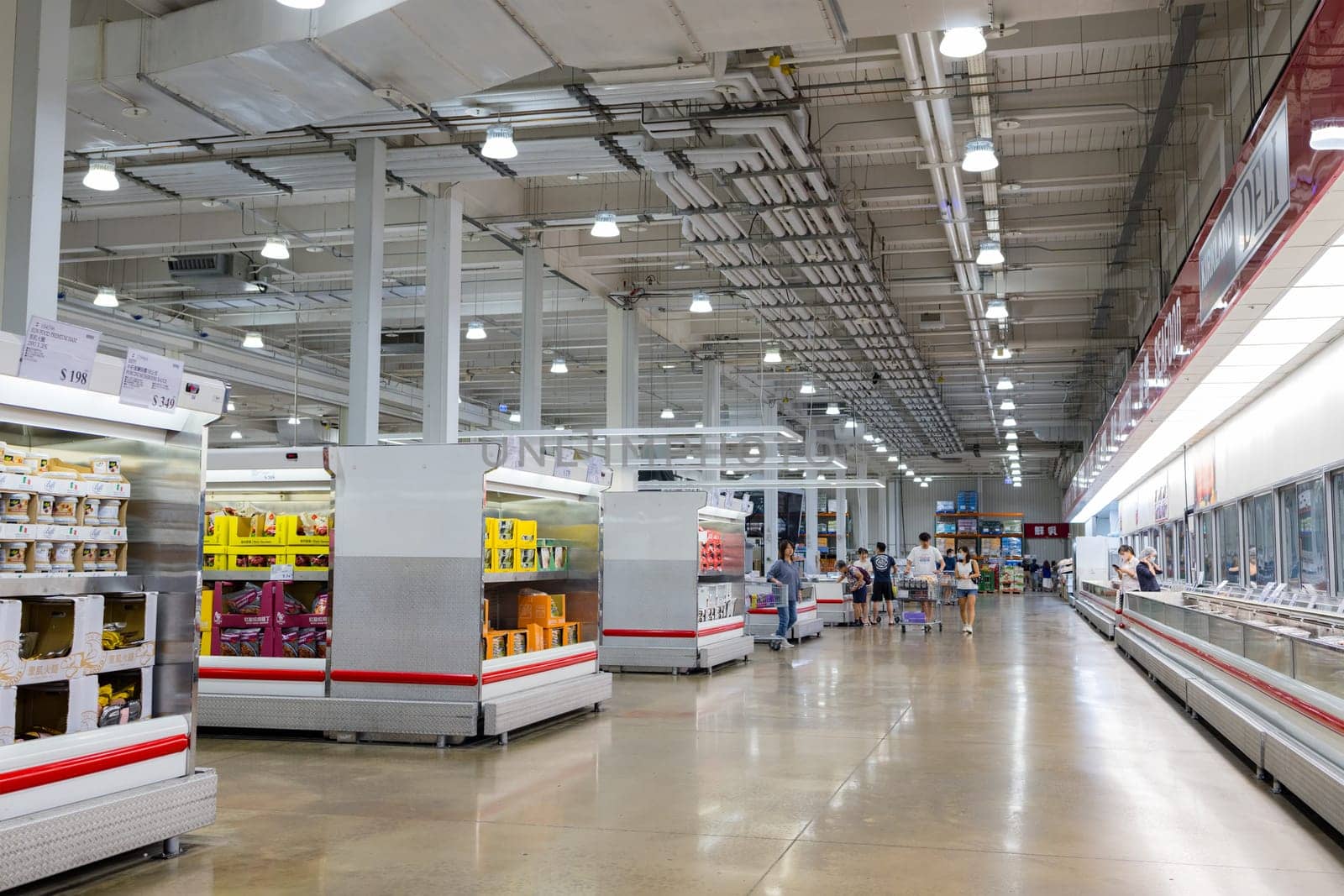 Taoyuan, Taiwan 17 August 2023: Costco wholesale store in Nankan of Taiwan