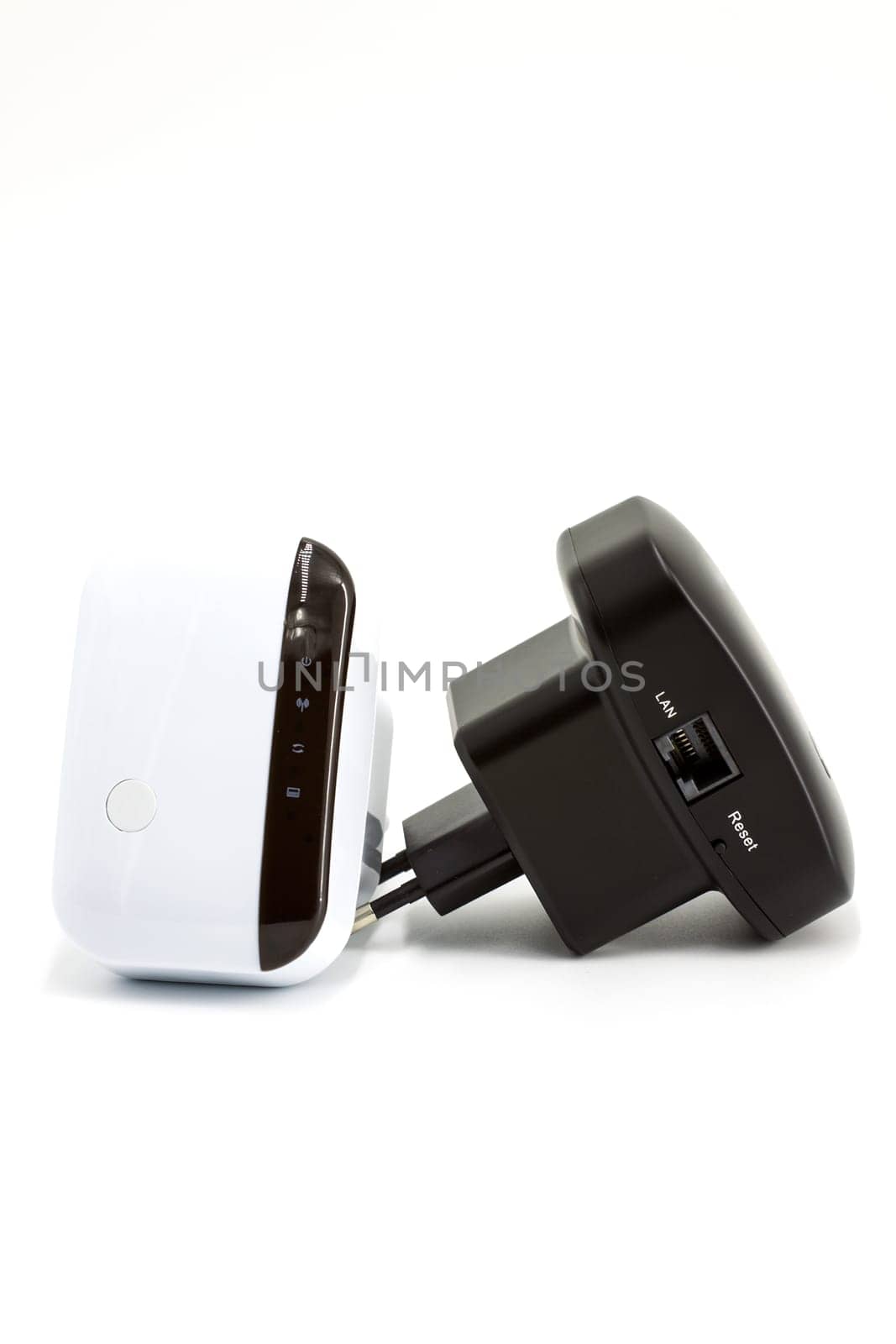 Wireless WiFi Repeater for your home network on a white background
