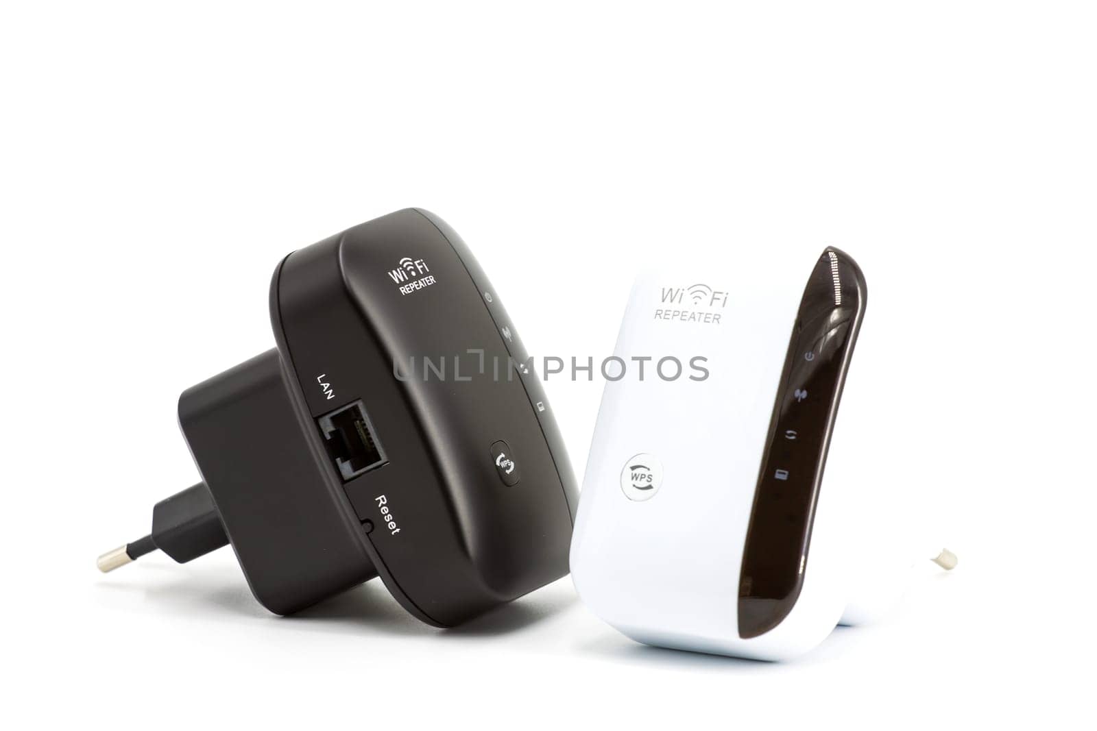 Wireless WiFi Repeater for your home network on a white background